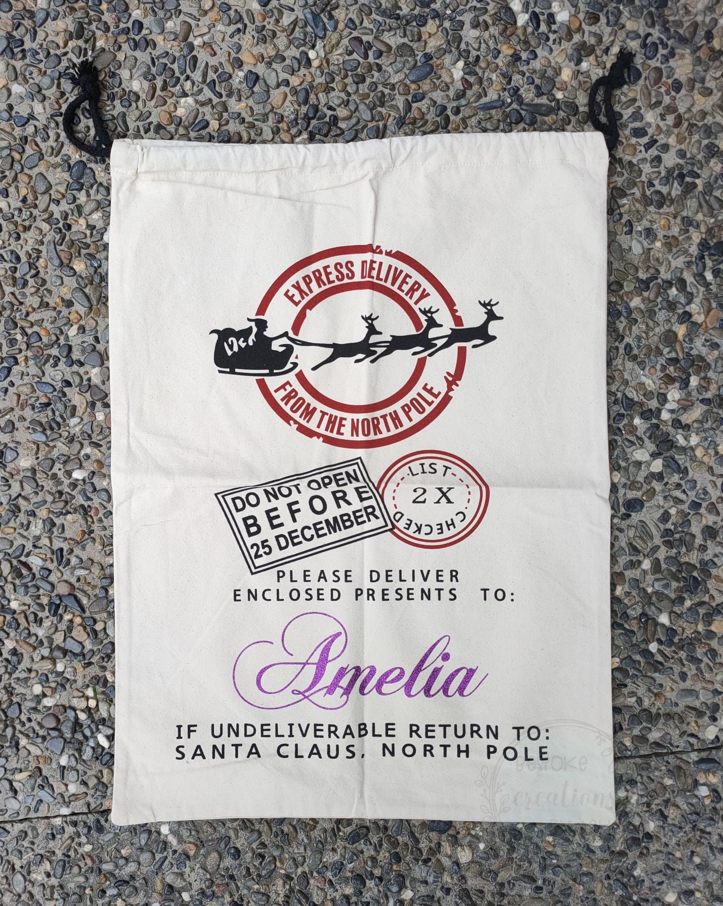 Personalised Santa Sack